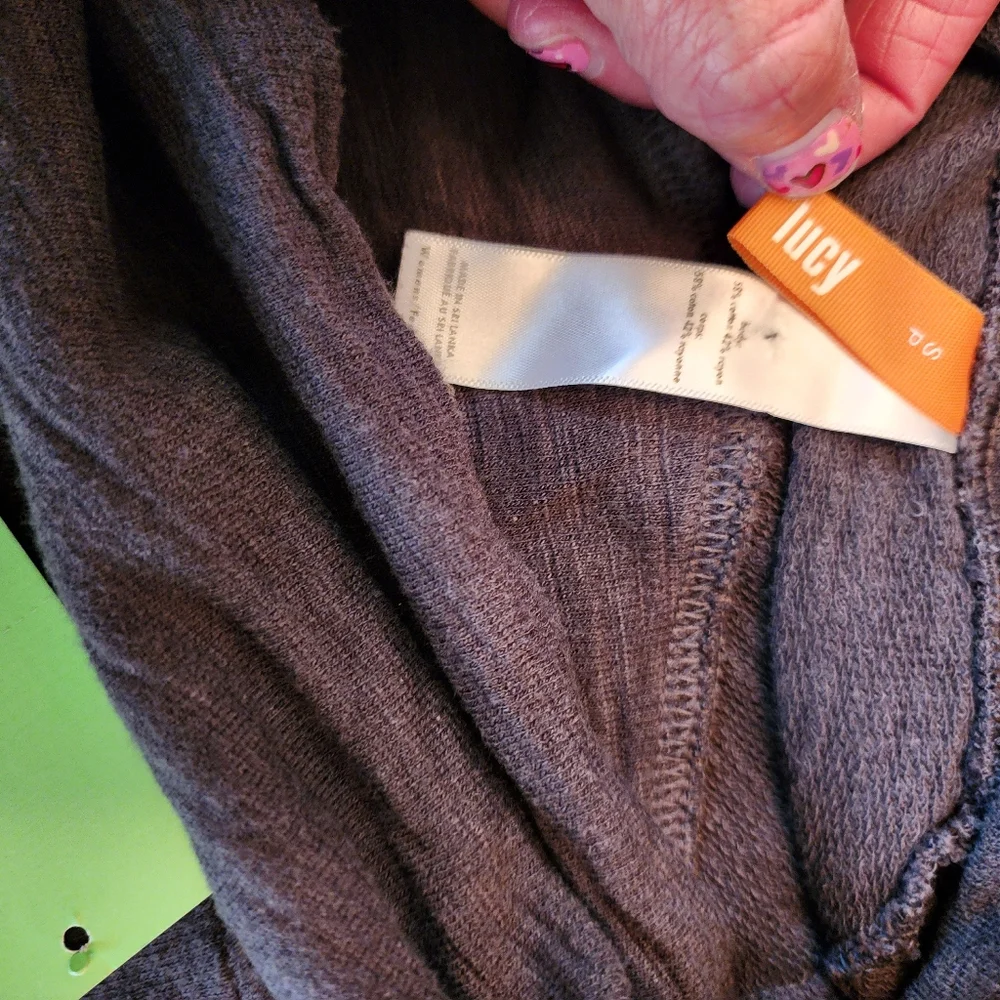 Lucy Cowl Neck Sweatshirt Dress color Grey size S - Picture 5 of 8